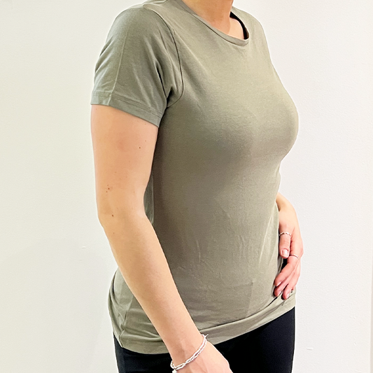 Womens T-Shirt - Khaki