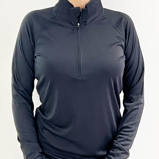 Black 3/4 Zip